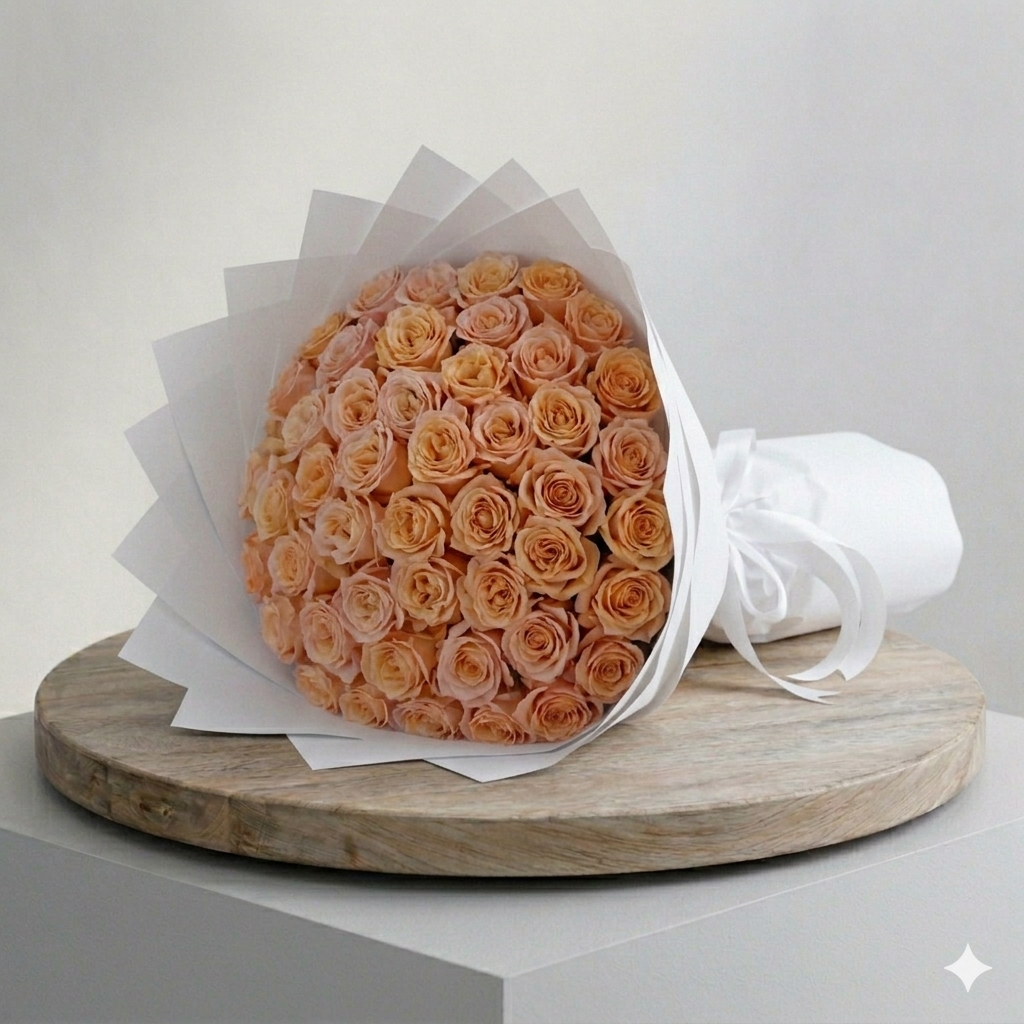 50pcs Shimmer With White Wrapping