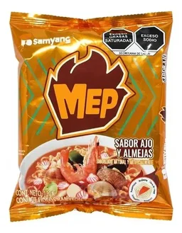 SAMYANG MEP FIDEO INSTANTANEO SABOR AJO Y ALMEJA 120G