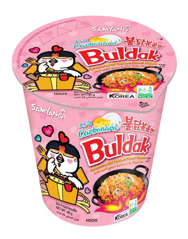 SOPA INST BULDAK SAMYANG FIDEO INSTANTANEO CARBONARA CUP 80G