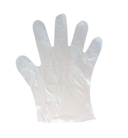 Guante Plástico Desechable Transparente