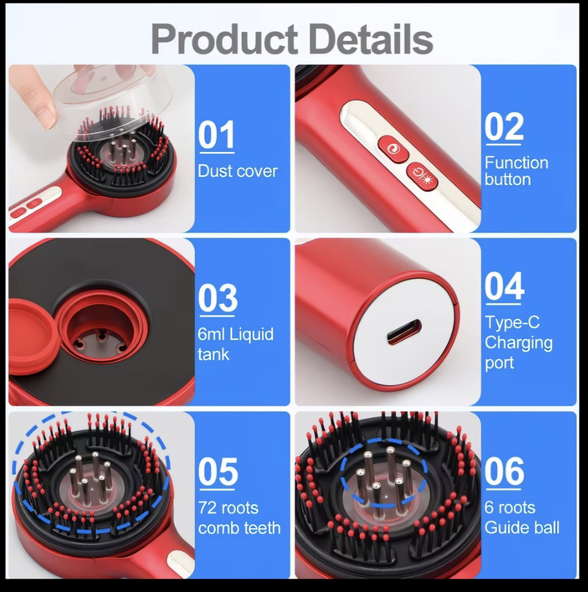 Scalp Massager Brush With Oil Applicator_3