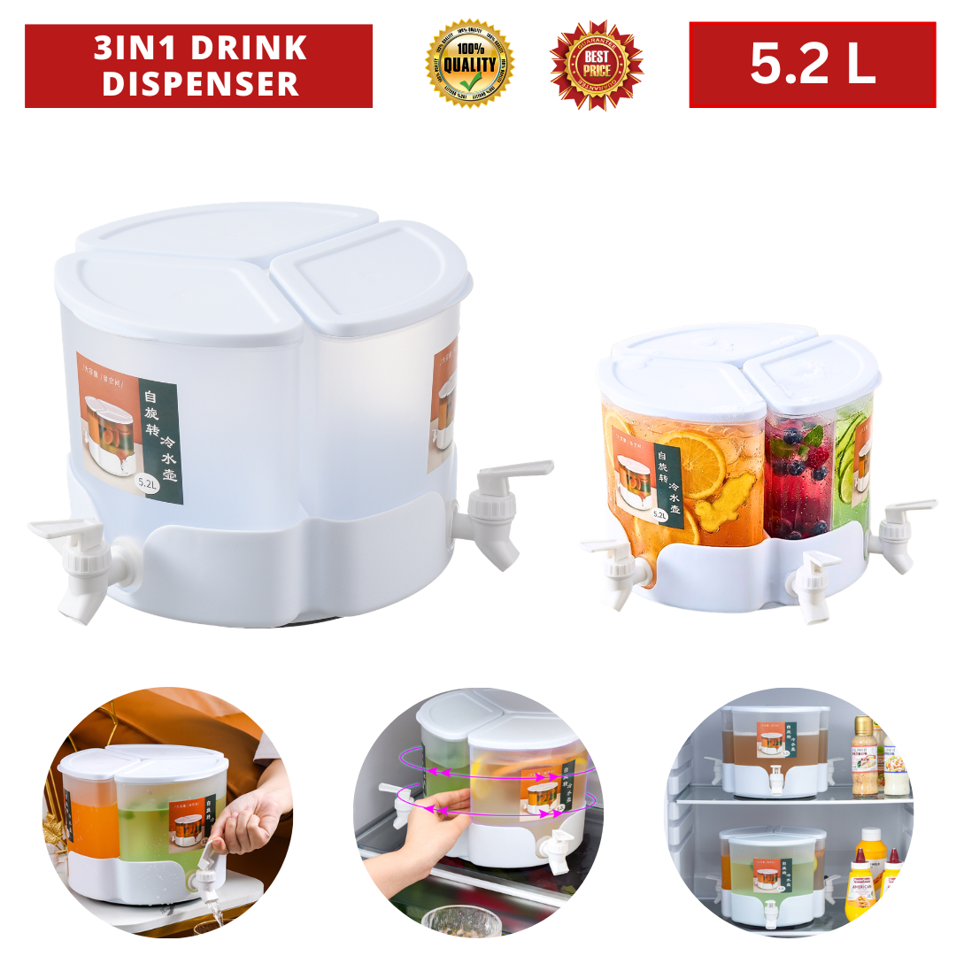 3IN1 DRINK DISPENSER 5.2L