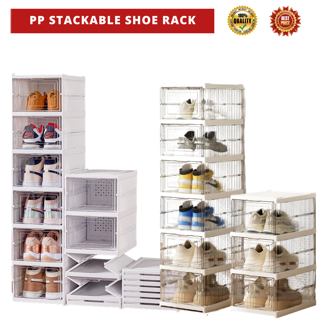 PP Stackable Shoe Rack
