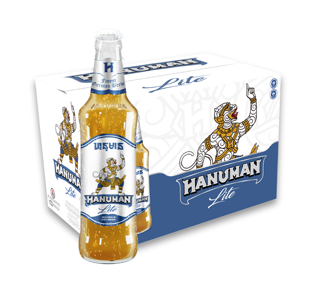Hanuman Lite Bottle 330ml x 24 (Case)