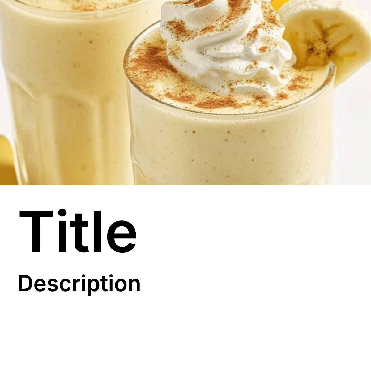 Banana Smoothie