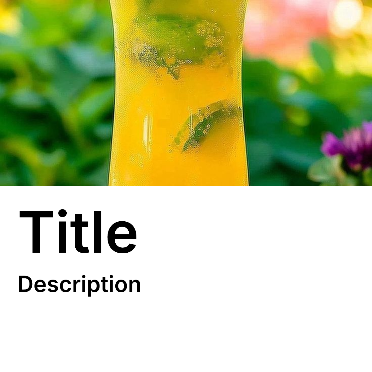 Passion Fruit Juice