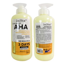 LansYade AHA lotion 5X Body whitening Alpha Hydroxy Acid + Vitamin C & E See results in 3 day