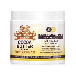 American Dream COCOA BUTTER LEMON WITH KOJIC ACID AND LIQUORICE