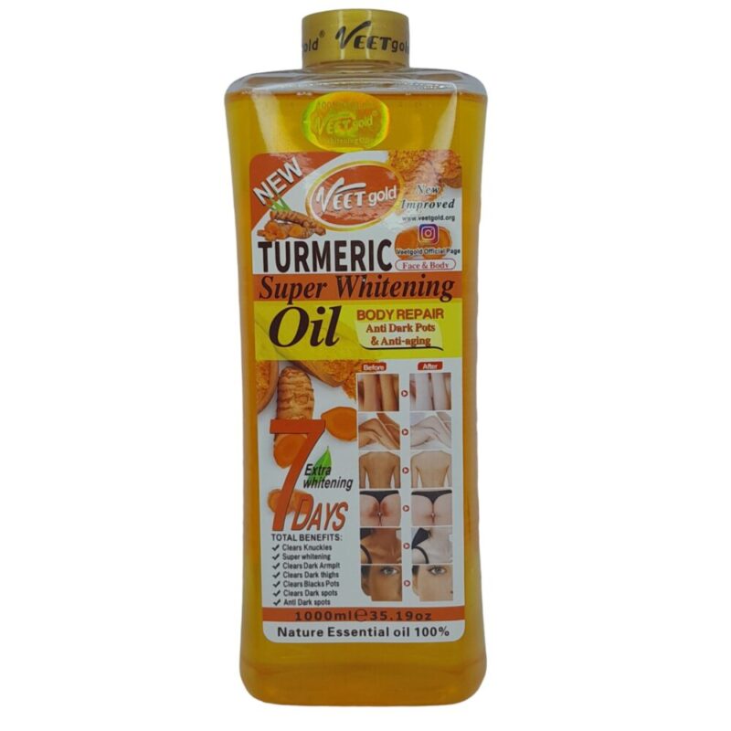VEETGOLD TURMERIC WHITENING & GLOWING OIL 1000ML_0