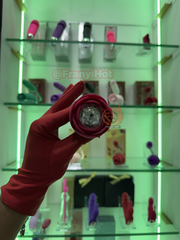 Plug anal vibratorio a control remoto con Luz RGB