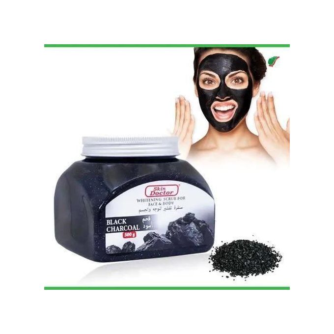 Skin Doctor Black Charcoal Face and Body Scrub_1