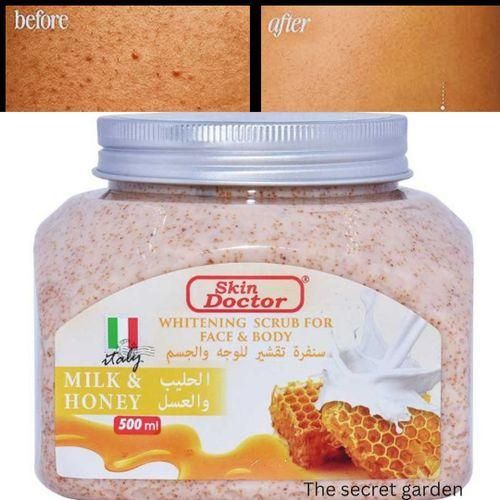 Skin Doctor Milk & Honey Whitening Scrub Face & Body_0