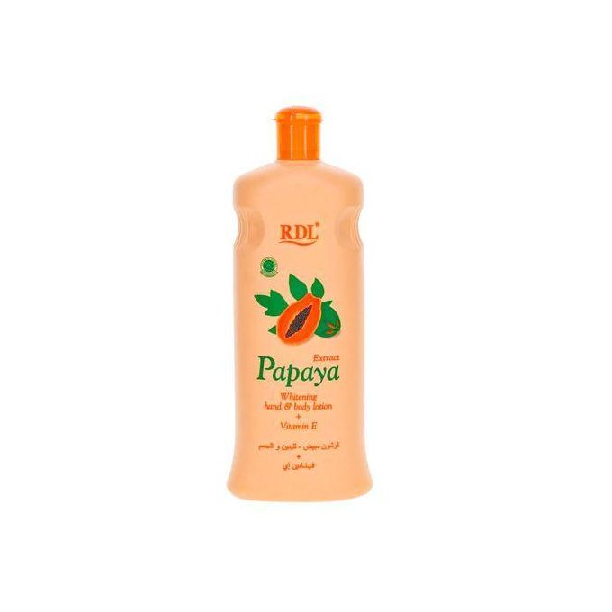 Rdl Papaya Extract Whitening Hand & Body Lotion 600ml Original_0