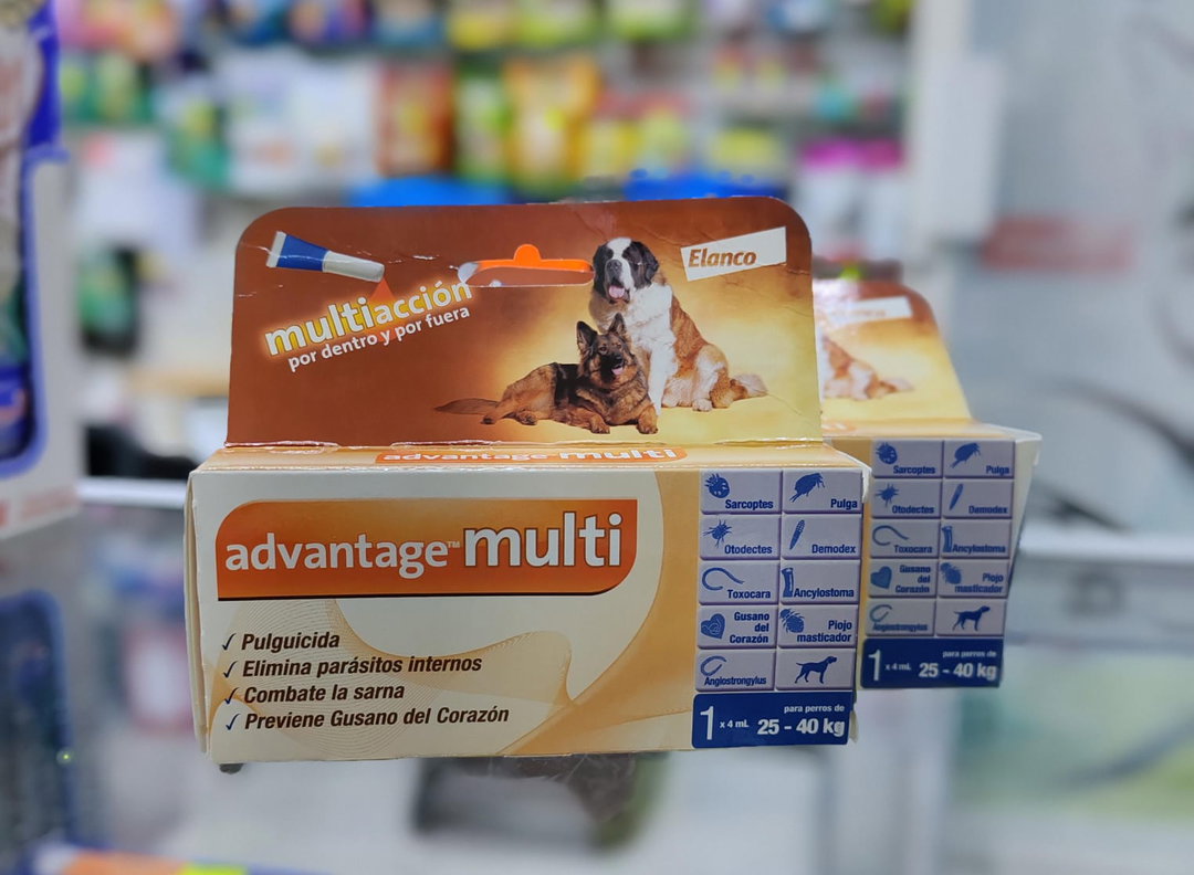 ADVANTAGE MULTI 1 X 4.0 ML DOG* (de 25 a 40 kg)