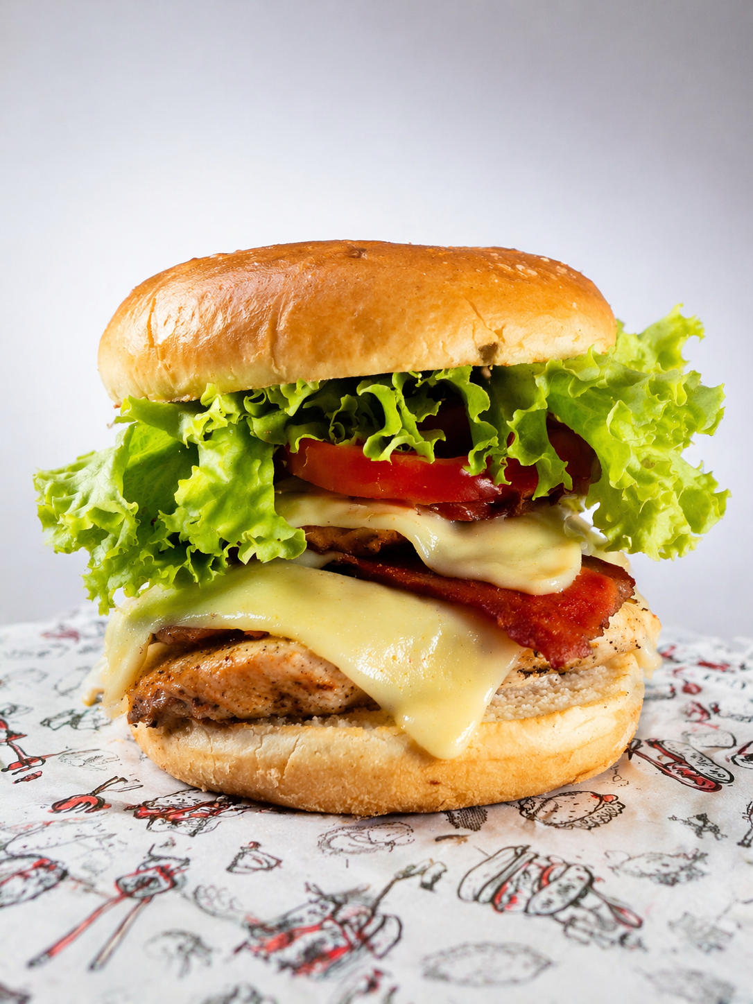 Hamburguesa Doble Mixta "Carne de Res y Pollo"_0