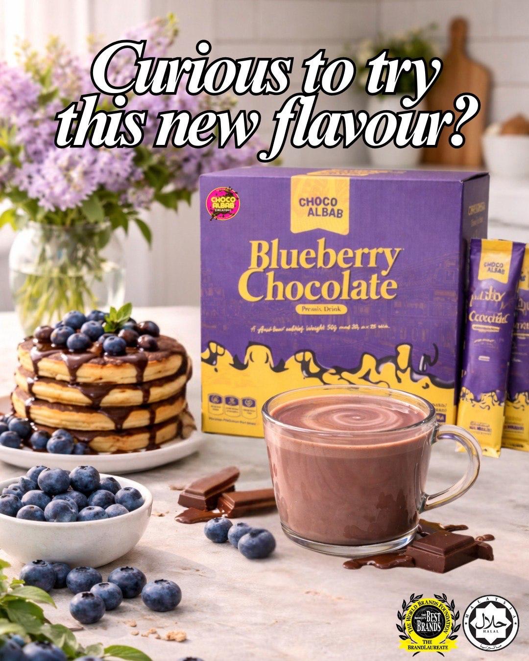 BLUEBERRY CHOCOLATE DRINK
