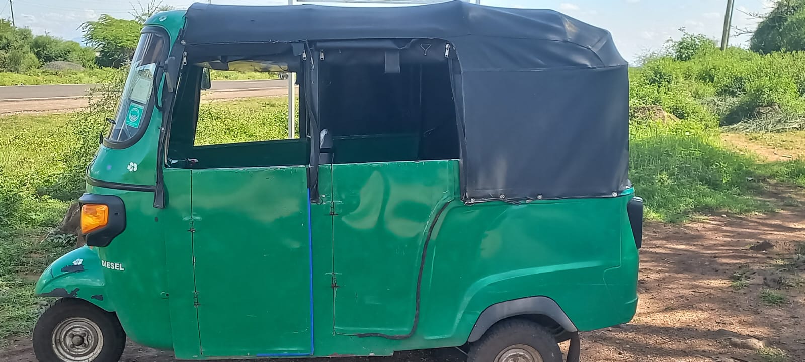 Used Piaggio Ape City Diesel Tuktuk (Green) - KTWC 091V_2