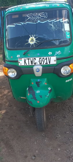 Used Piaggio Ape City Diesel Tuktuk (Green) - KTWC 091V