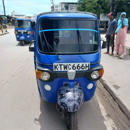 Piaggio Ape City (Blue)