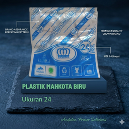 Plastik Asoy Bening Mahkota Biru MHB 200g