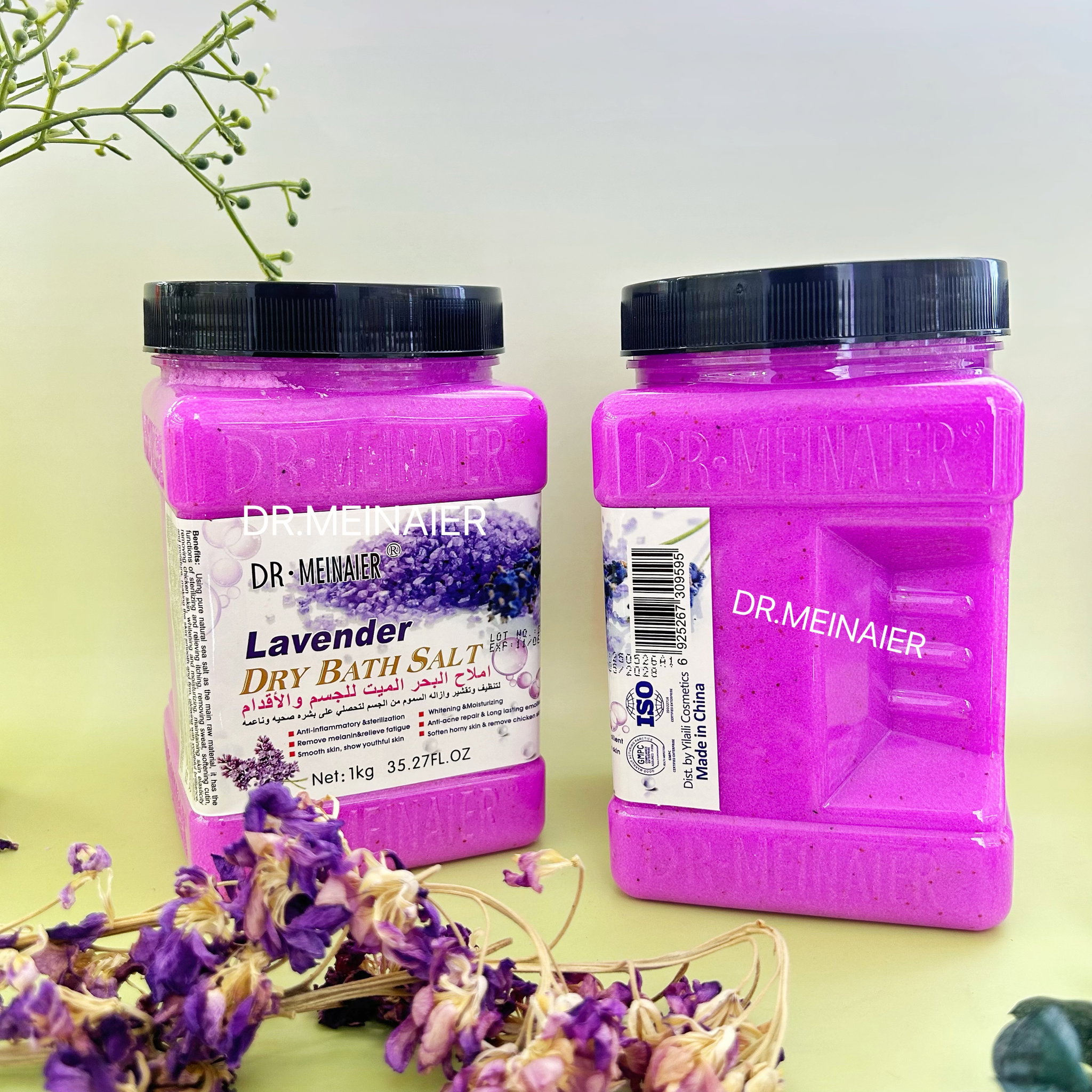 DR MEINAIER Lavender Dry Bath Salt - 1kg_0