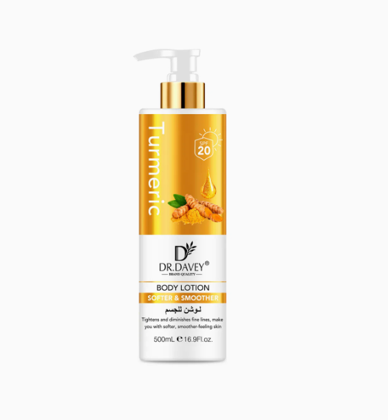 Dr. Davey Turmeric Body Lotion Whitening and Moisturizing Softer Smooth