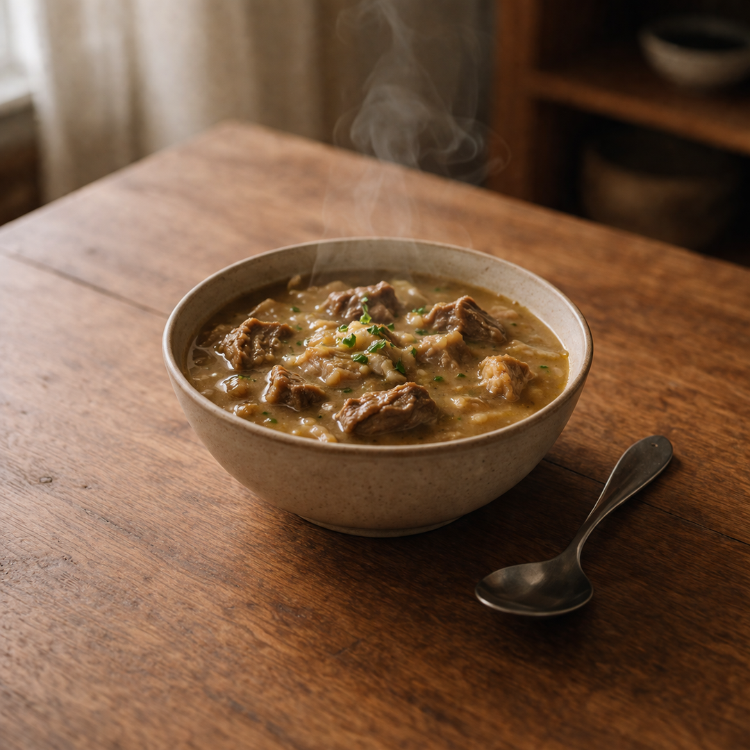 Mtori Banana Beef Soup | متوري - شوربة الموز باللحم
