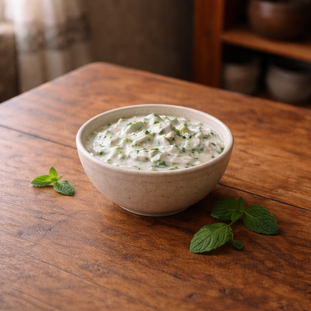 Minted Yogurt Salad | سلطة روب نعناع_0