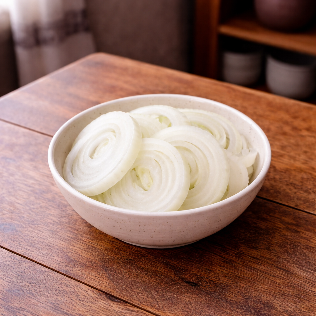 Fresh Onion Slices | شرائح بصل طازجة