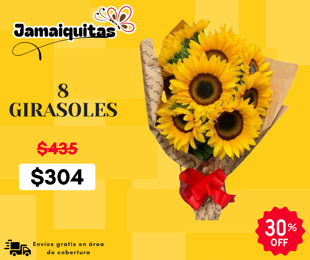 8 GIRASOLES