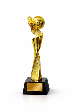Trophée en métal doré(univers)