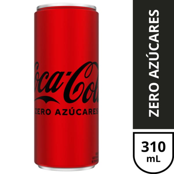 Coca Cola Zero Azúcares LATA 310ml_0
