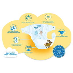 Mamia Baby Nappies Size 3 – 58 Nappies