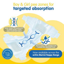 Mamia Baby Nappies Size 3 – 58 Nappies