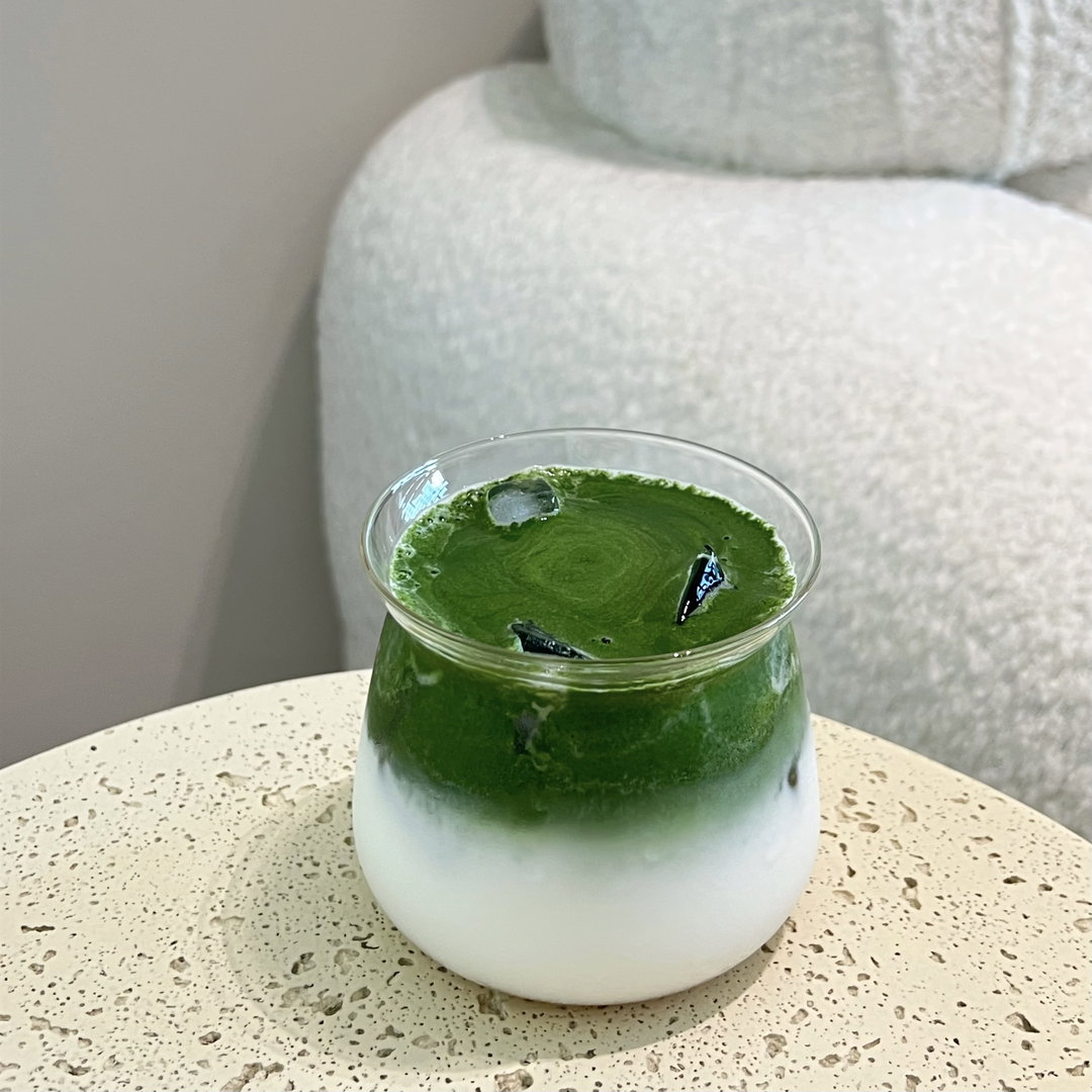 Maple Sea Salt Matcha Latte (Iced)