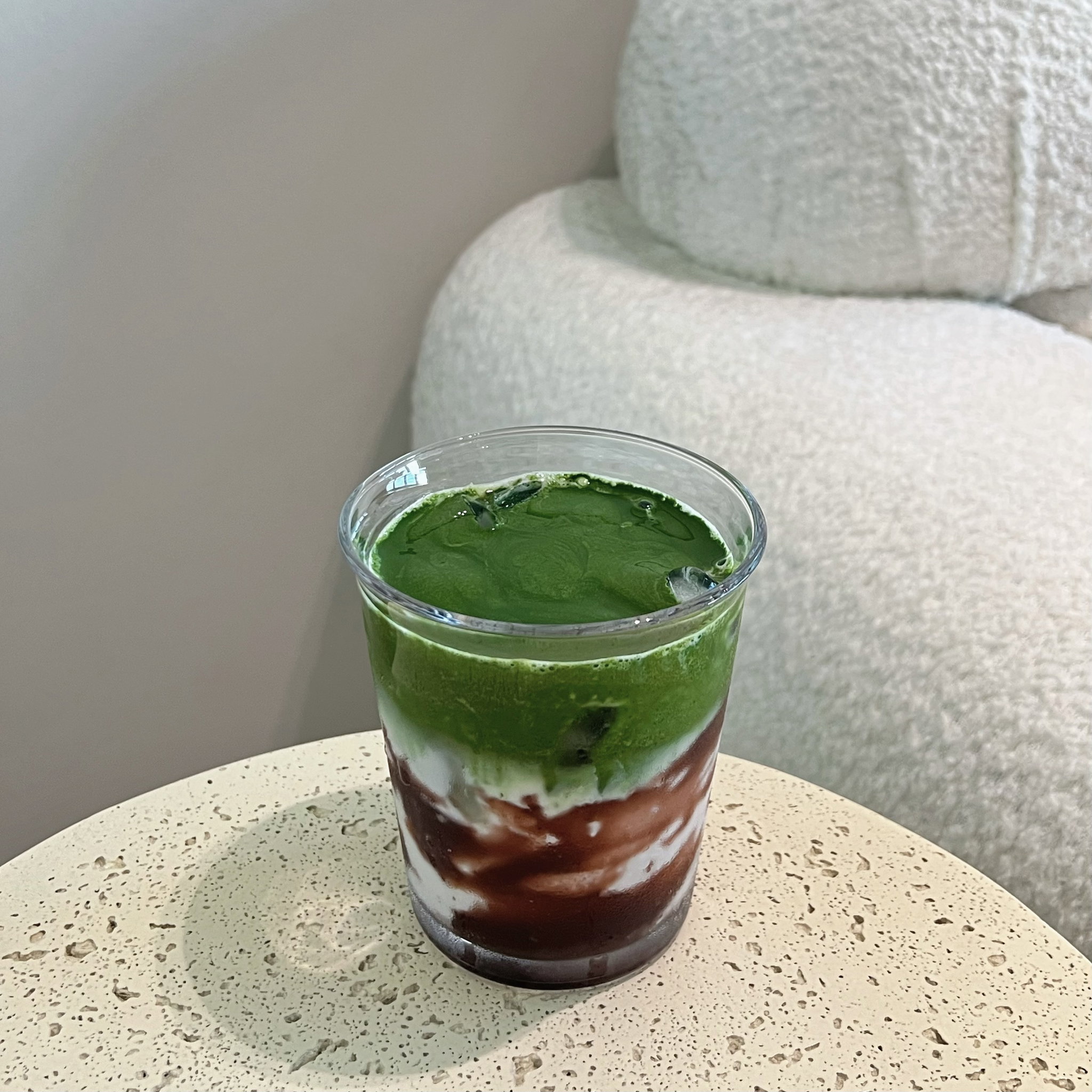 Adzuki Red Bean Matcha Latte (Iced)_0
