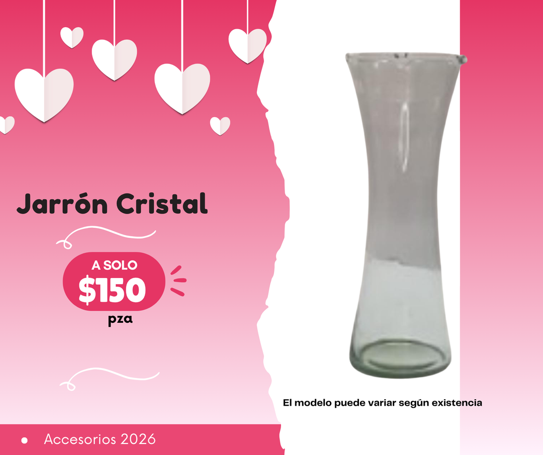 Jarrón de Cristal