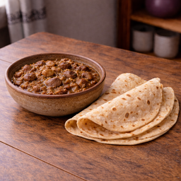 Masloola Chicken Liver with 3 Chappati | مصلولة كبدة دجاج مع ٣ تشابتي