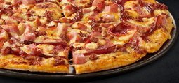 SLIM FIT PIZZAS. HALF THE CHEESE (10:00)