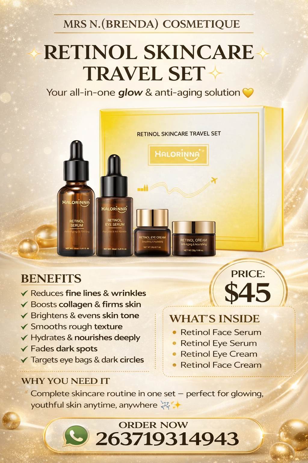 Retinol Travel set
