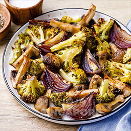BBQ BROCCOLI MUSHROOMS