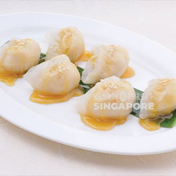 SCREAM COCONUT DUMPLINGS WITH HONEY BUTTER SAUCE