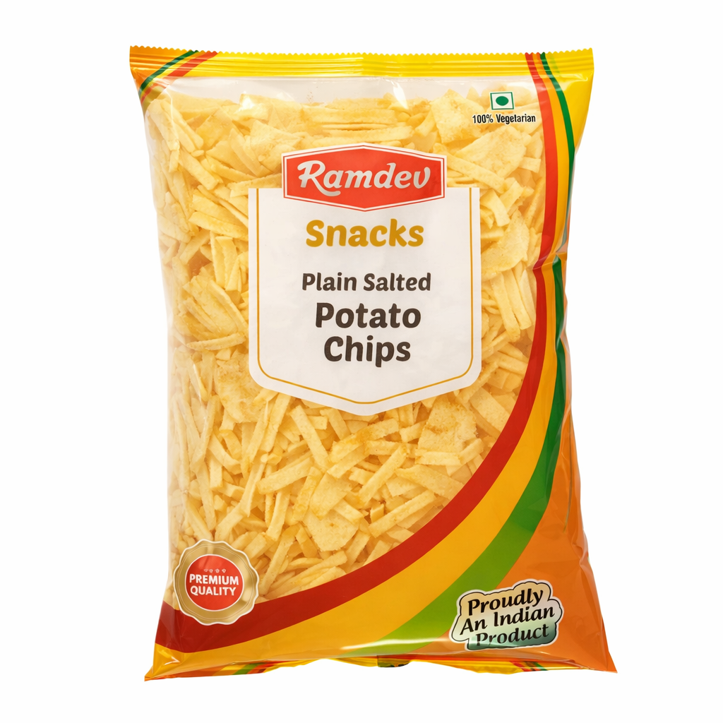 Ramdev Potato Chips Salted 200g_0