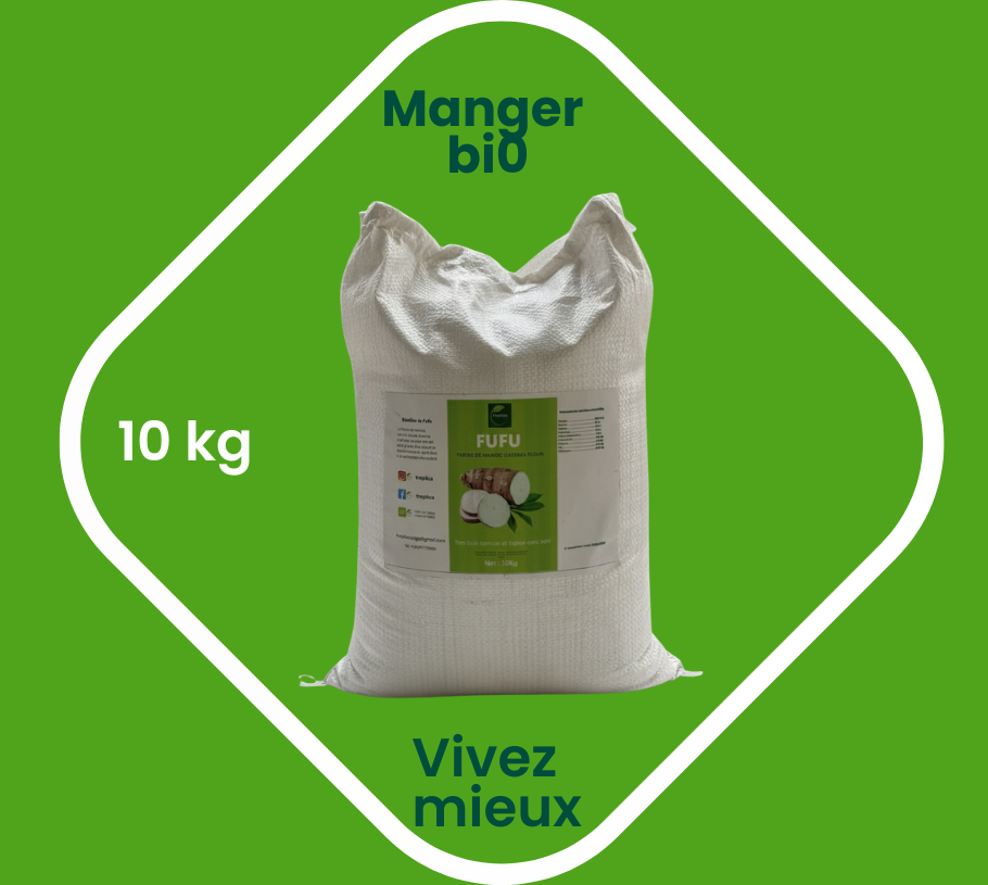 Farine de manioc 10kg Tropikca 