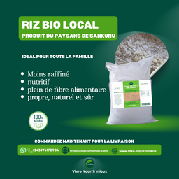 Riz complet bio et semi-complet bio local