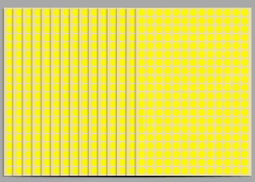 Sticker de puntos de colores. 
