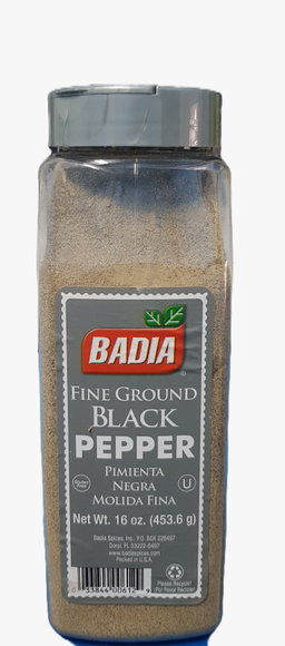Badia Black Pepper 16oz