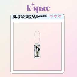 EXO - [2025 FANMEETING EXO'verse MD]  RANDOM MINIATURE KEY RING