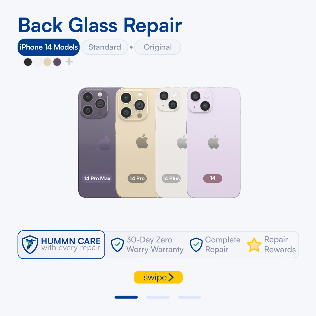 iPhone 14 Pro Back Glass Repair (all models)