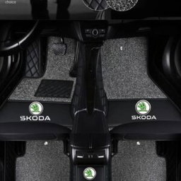 TAPIS 9D LUXURY-SKODA  (noir/noir)+ mokitte gris (Copy)